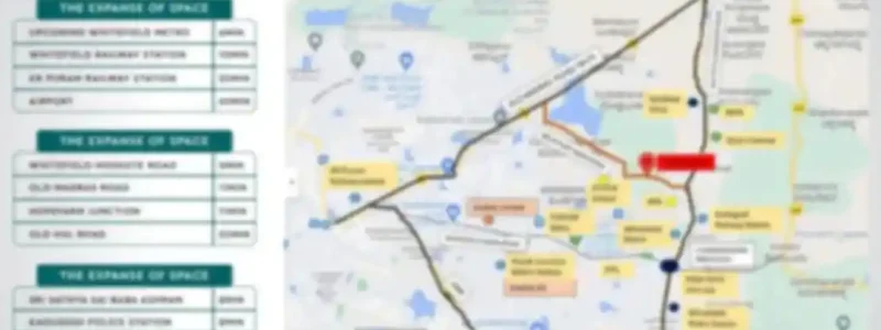 Godrej Bannerghatta Apartment Location Map With Landmarks by Godrej Properties located at Bannerghatta Road, Bangalore Karnataka